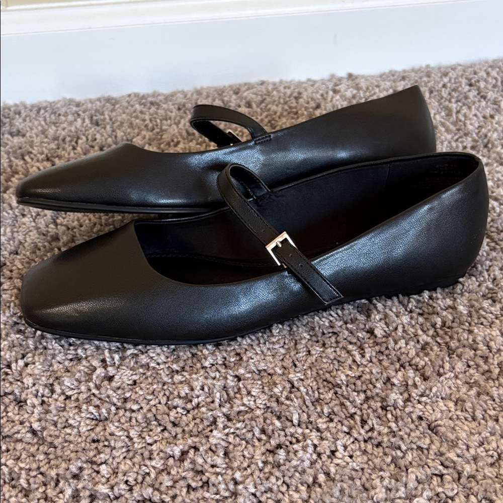 H&M Black Strap Flats